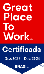 emblema da certificação great place to work dez 23 - dez 24