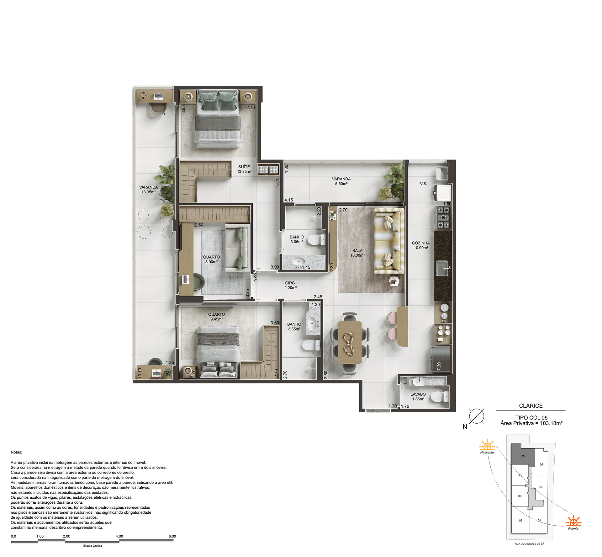 APTO TIPO — COLUNA 05