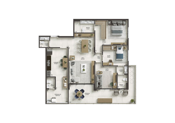 planta baixa APARTAMENTO TIPO
