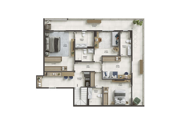 planta baixa Cobertura